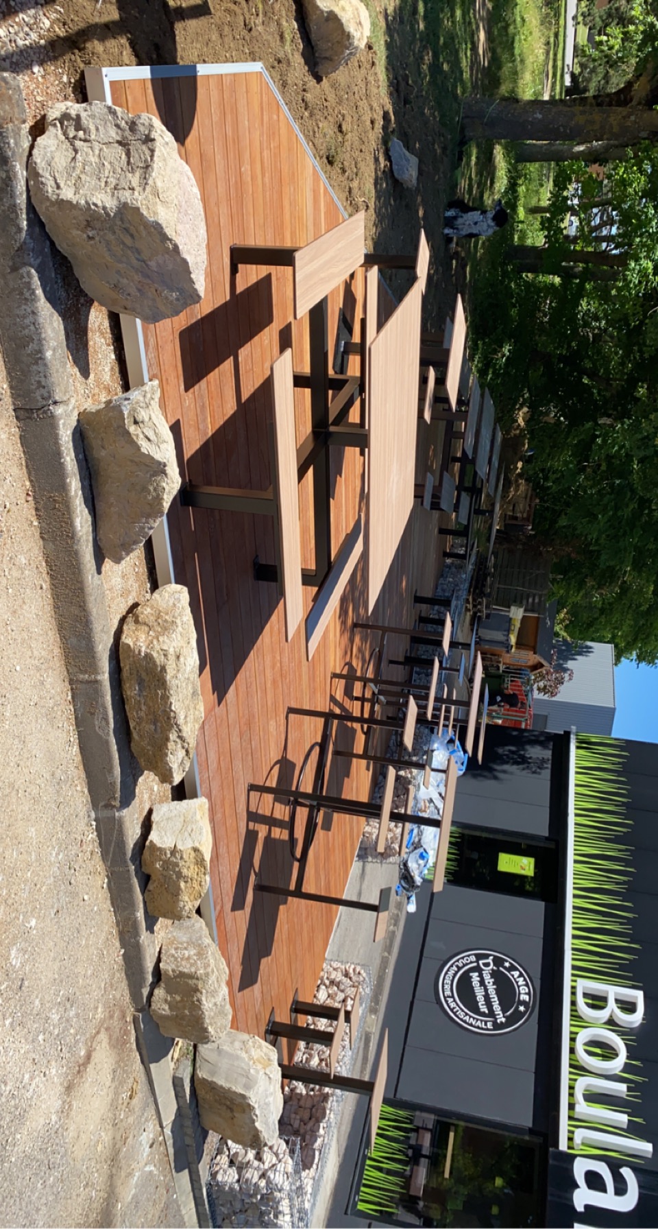Terrasse bois et mobilier extérieur